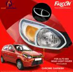 FALCON CAR HEAD LIGHT COVER CHROME FOR ALTO 800 (2016 ONWARDS)