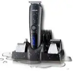 NOVA NG 1154 Waterproof Trimmer 170 Mins Runtime 20 Length Settings  (Black)