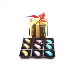 ZOROY Luxury Chocolate Easter Egg Chocolate Gift | Reusable Tin with Easter Eggs | Surprise Eggs Chocolate | Easter Chocolate Gifts Pack Combo | Milk Dark White Chocolates