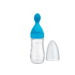 Fisher Price 125 ml Squeezy Silicone Baby Food Feeder, Blue