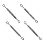 Saifpro Iron Turnbuckle Hook And Eye Light Duty Wire Rope Tension - M26