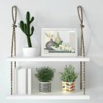 Indianara White Flower Vases Framed Wall Painting With Table Top 1952Tt(W) (8 Ix 6 Inch) -With Frame & Glass