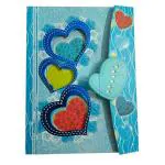 HALO NATION Blue Personal Diary With Password Combination Lock