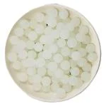 Goonmala Glass beads for bracelet, Rakhi, Jewellery making 8mm ,White colour 100 pieces