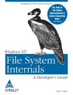 Windows Nt File System Internals A Developers Guide Rajeev Nagar Paperback 816 Pages