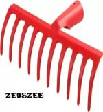 Zed&Zee 12-Teeth Hand Cultivator Rake Without Handle Garden Rake Garden rake  (120 cm)