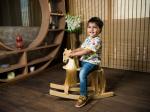 Rocking Potato Wooden rocking horse
