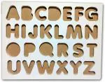 Childgossip Wooden Alphabets for Kids Learning Educational Toys (Multicolor)
