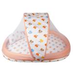 Kiddie Fun Baby Mattress with Mosquito Net and Bumper Guard 70x45x45 Cm