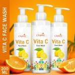Ooplore Vitamit C Turmeric Face Wash- With Lemon, Honey, Papaya, Turmeric, Aleo Vera Aand Face Wash 200ML (Pack of 3)