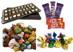 Fabbites Stone Chocolate, Cadbury And Kitkat Gift Pack Happy Birthday - 420 G