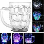 MyHomesWorld Plastic Rainbow Magic Color Cup with LED Light, Coffee Mug, Led Lighting Glass Mug/Cup Birthday Gift Mug, Party (250 ml, Multicolour)