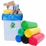 Garbex - Multicolor Useful Biodegradable Medium Size Garbage Bags / Dustbin Bag (Pack Of 6 Roll, Color - Blue, Red, Yellow, Ocean Green, Black, Green)