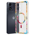 Fashionury Soft Silicone Designer Printed Full Protection Printed Back Case Cover for Motorola G04s -D3128