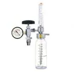 Lab Junction Oxygen Cylinder Regulator with Flowmeter & Humidifier Bottle Made of Metal, Manually Control Oxygen Flow. (Household Oxygen Flow Meter) LJ-9263. , :!