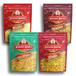 Bishanlal Babulal | | 1.6Kg | (Pack of Bhujia 400Gm, Lahsun Bhujia 400Gm, Aloo Bhujia 400Gm and Bikaneri Mixture 400Gm) | Tasty Bhujia | Bikaneri Namkeen | No Preservatives