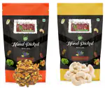 ENGLISH NUTS PREMIUM DRYFRUITS COMBO 1 KG (CASHEW NUTS / KAJU 500 GRAMS+ WALNUT KERNELS 500 GRAMS)