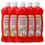 Klinzer Bathroom Tile, Floor & Ceramic Cleaner, Multi-surface Cleaner, Removes Stubborn Stains | 500 ml (Pack of 5)