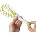 Mapperz Magic Foldable 2-in-1 Plastic Whisk Beater Hand Blender Milk Coffee Egg Beater Juicer
