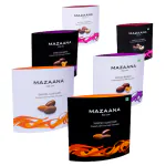 Mapro Mazaana Diwali Gift | Choco-Coated Nuts | Premium Assorted Milk & Dark Chocolates | Crunchy Bliss: Chocolate-Enrobed Nuts | Pack of 6 | 600g