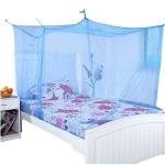 Divayanshi Blue Mosquito Net For Single or Double Bed - 6.5 x 6.5 ft