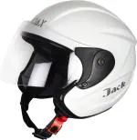 Noax White Half Face Size Motorbike Helmet Pvc Size M