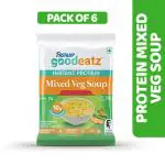 Fast&Up Goodeatz Instant Protein Mixed Veg Soup Pack of 6