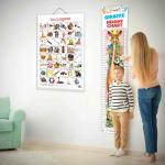 GOWOO Telugu Alphabet and GIRAFFE HEIGHT CHART|Set of 2 chart|Exploring Telugu Alphabet and Giraffe Heights chart Combo