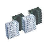 Home Float Multicolor Paper Ultra Soft Premium Tissue Papers, 100 Pulls Each (Pack of 24)