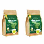 PRIDE OF HIMALAYA Cinnamon Bay Leaf Green Tea, Himalayan Detox Green Tea with Lemon Grass and Stevia Leaf, 40 Tea Bags, (20 x Pack of 2)