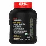 GNC AMP Gold Series 100% Whey Protein Advanced | Lean Muscle Gains | Advanced Fitness Performance | Formulated In USA | 24g Protein | 5.5g BCAA | 4g Glutamine | Double Rich Chocolate | 4 lbs