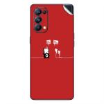 GADGETSWRAP Printed Vinyl Skin Sticker for Oppo Reno 5 Pro - Earphones Buds
