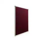 ALKOSIGN Platinum Series (2ft x 3ft, Maroon) Premium Material Pin-up Board/Soft Board/Bulletin Board/Pin-up Display Board/Notice Board for Office, School and Home .