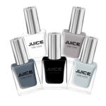JUICE | ONE COAT | NAIL PAINT COMBO | GRAVEL GRAY - 27, JET BLACK - 29, FROST WHITE - 30, NATURAL GRAY - 52, DARK OAT - 54 | LONG LASTING | 11ML EACH | PACK OF 5