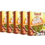 SAARAL Mixed Vegetables Soup Mix , Each Serves 2 - 15g (Pack of 5)