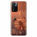 Fashionury Soft Silicone Designer Printed Full Protection Printed Back Case Cover for Xiaomi 11i 5G-D101