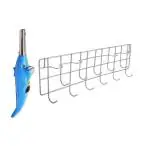 First Front Dolphine Shape Electric Gas Lighter With Stainless Steel Khutti and Multicolour, Pack of 2