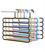 Urban Luxy Blue Polypropylene 5-Layer Clothes Hanger (Pack Of 6)