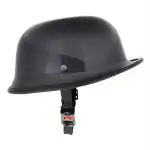 Sage Square German Retro Style World War Inspire Half Helmet (Black Glossy) (XL) (Non-Motorized)