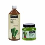 Kapiva Aloe and Amla Juice + Aloe Vera Gel | Combo for Clearer Skin and Stronger Hair (1L+500g)
