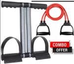 Whinsy (Pack of 2) Double Spring Tummy Trimmer with Double Toning Resistance Tube. Ab Exerciser (Multicolor)