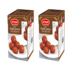 Uttam Mini Gulab Jamun 1.25 Kg Box (Pack of 2), Desi Ghee, 30 Pieces per Box, Authentic Bikaneri Sweets, Ready to Eat