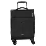 Safari Airpro 8 Wheel TSA lock 55, 67 & 78 Cms Small, Medium & Large Trolley Bag Softside Premium Polyester 360 Degree Wheeling System Luggage, Trolley Bag For Travel Set of 3, Black
