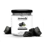 Zeoveda Natural Activated Charcoal Face & Body Scrub For Deep Skin Pore Cleaning | Removes Dirt & Impurities | Toxin and Cruelty Free | Anti-Pollution Scrub For Men and Women