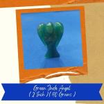VSP VASTU SAMADHAN - 236 - GREEN JADE ANGEL FOR GOOD LUCK, PROSPERITY, PROTECTION AND MEDITATION ( 2 Inch ) ( 40 Gram )