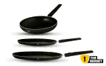 Prestlee Premium Nonstick 3 PC Combo (Tawa 250, 280 & Frypan 240) (2 MM) | Durable, Easy-Clean