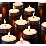 LAKHESHWAR 12 PC Wax SMOKELESS Candle (Diya) Silicone Mold Tea Light Candle Molds DIY/Silicone Candle Mould