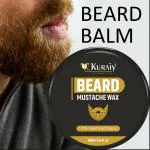 KURAIY 100% Amazing Earth Beard & Mustache Holding Wax Gel for Men - Certified Organic, Strong Hold, Styling, Argan Oil, Chemical Free, 100% Vegan & Cruelty Free - 50gm Hair Wax (100 g)
