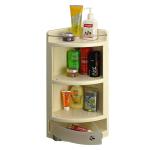 BEDI ROYAL High Quality Plastic Crystal Wall Corner Cabinet for Bathroom and Kitchen Corner -Multicolor-05