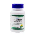 Healthvit D-Vitan Vitamin D3 4000 IU Chewable - 60 Tablets